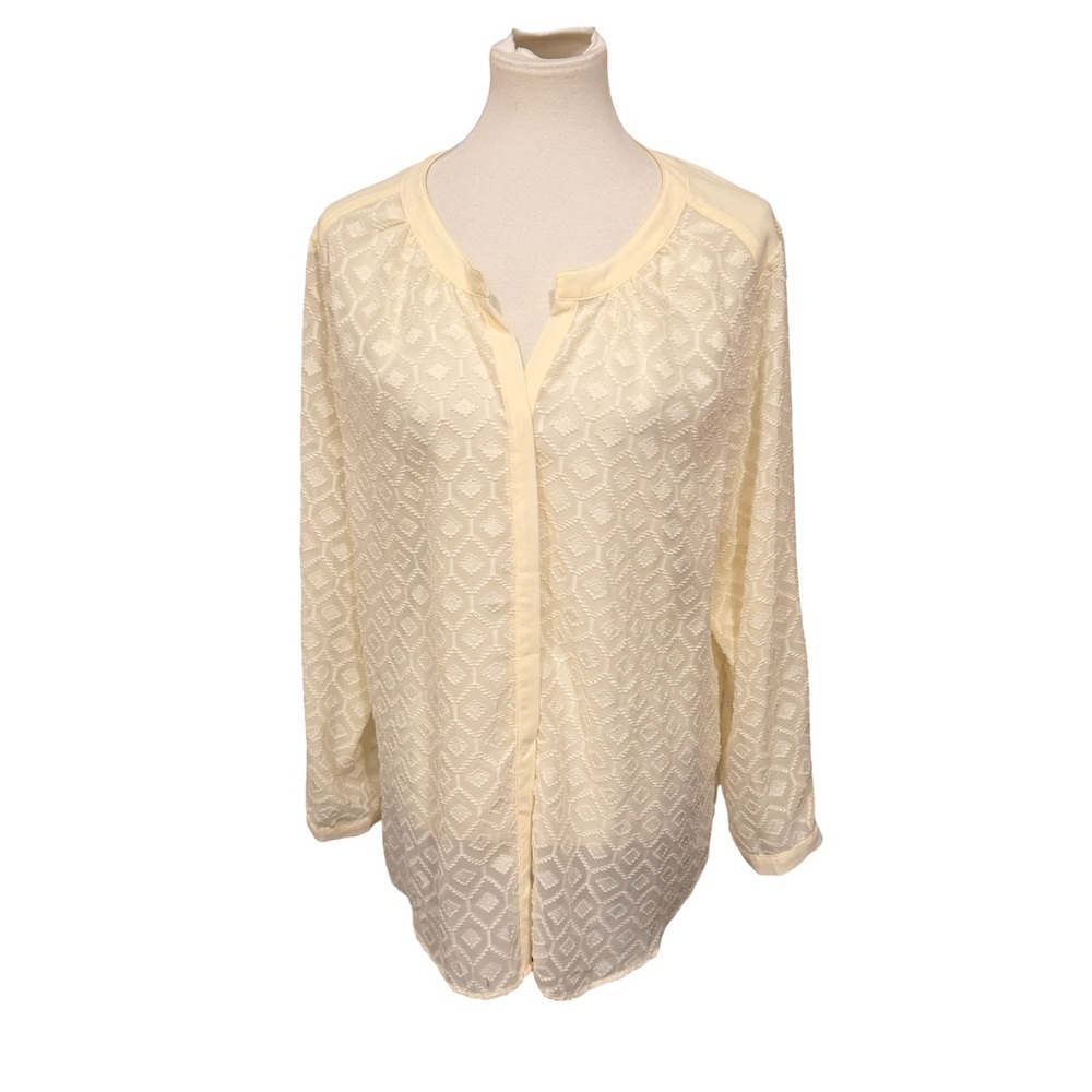 Rose & Olive Cream Blouse